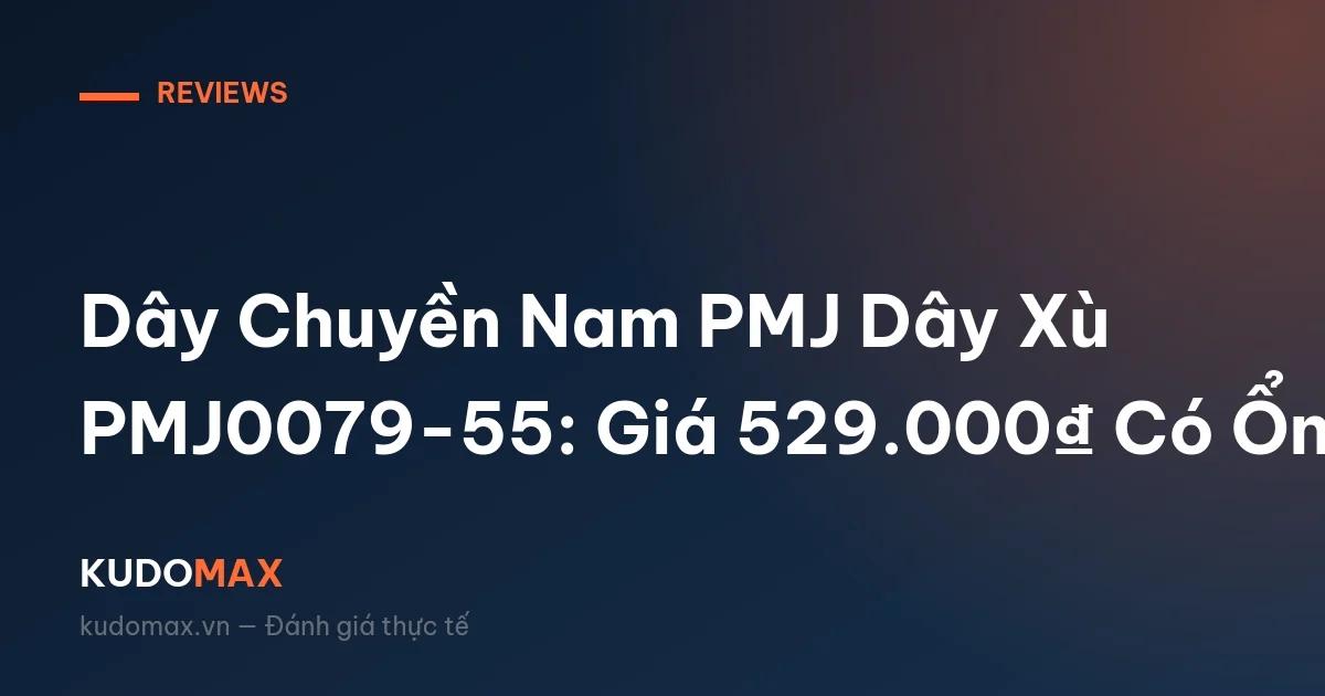 Dây Chuyền Nam PMJ Dây Xù PMJ0079-55: Giá 529.000₫ Có Ổn?