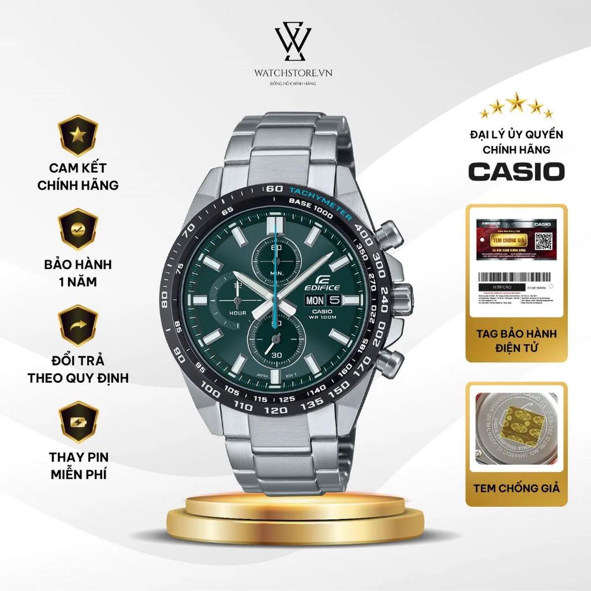 Casio Edifice EFR-574DB-3AVUDF: Review chronograph 43mm