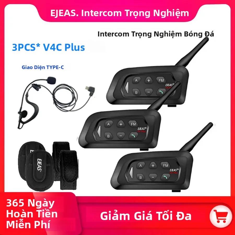 Tai Nghe Liên Lạc Trọng Tài EJEAS V4C Plus (Bộ 1 Đến 4 Tai)