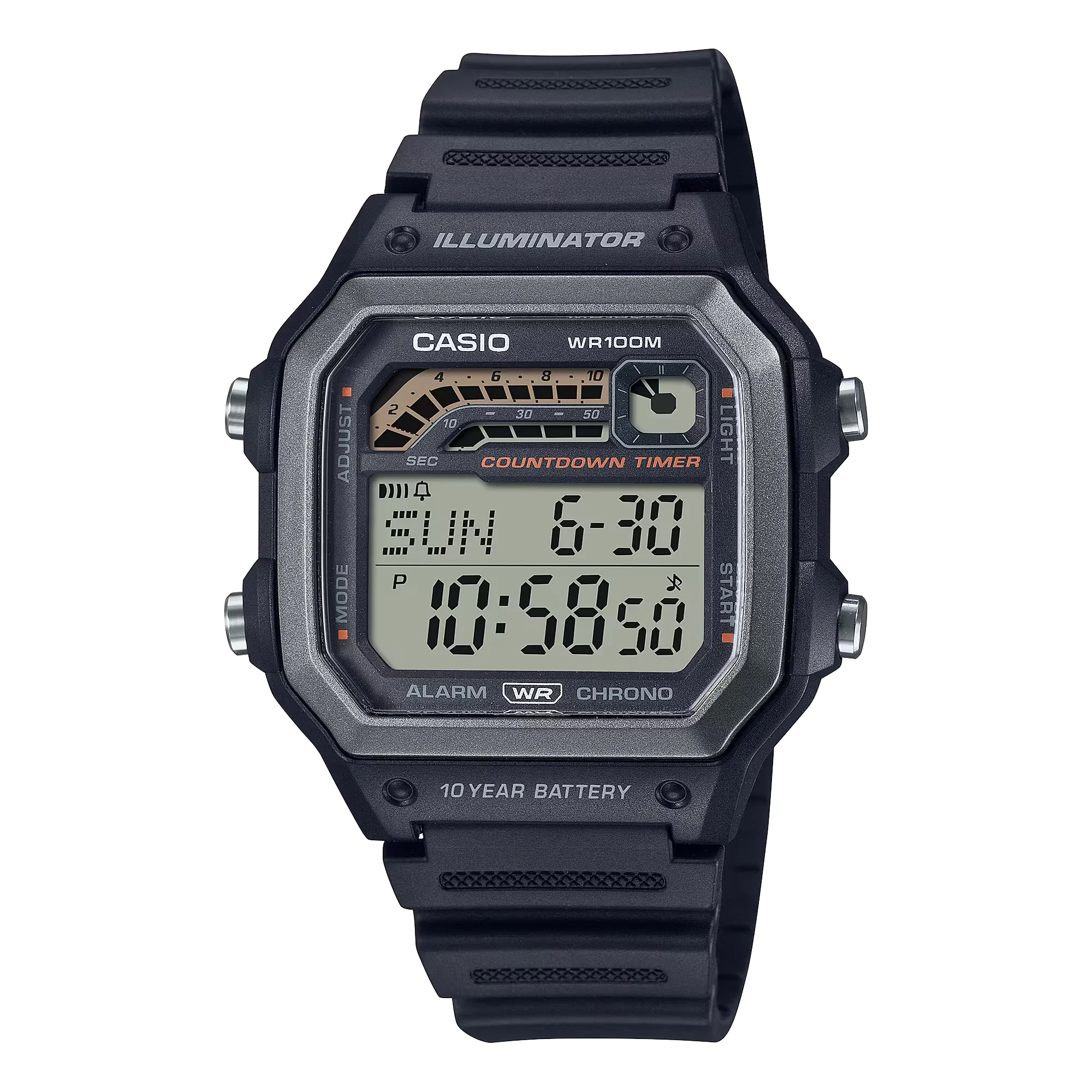 Đồng hồ Casio Nam WS-1600H-1AV - Sản phẩm đồng hồ thể thao cao cấp với tính năng đa dạng và thiết kế hiện đại
