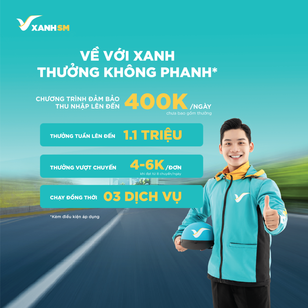 Đăng Ký Tài Xế Xanh SM Bike - Yêu Cầu Và Thủ Tục