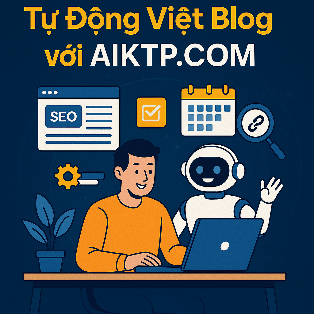 Tự Động Viết Blog với AIKTP.COM – Giải Pháp Tối Ưu Cho Thời Đại AI