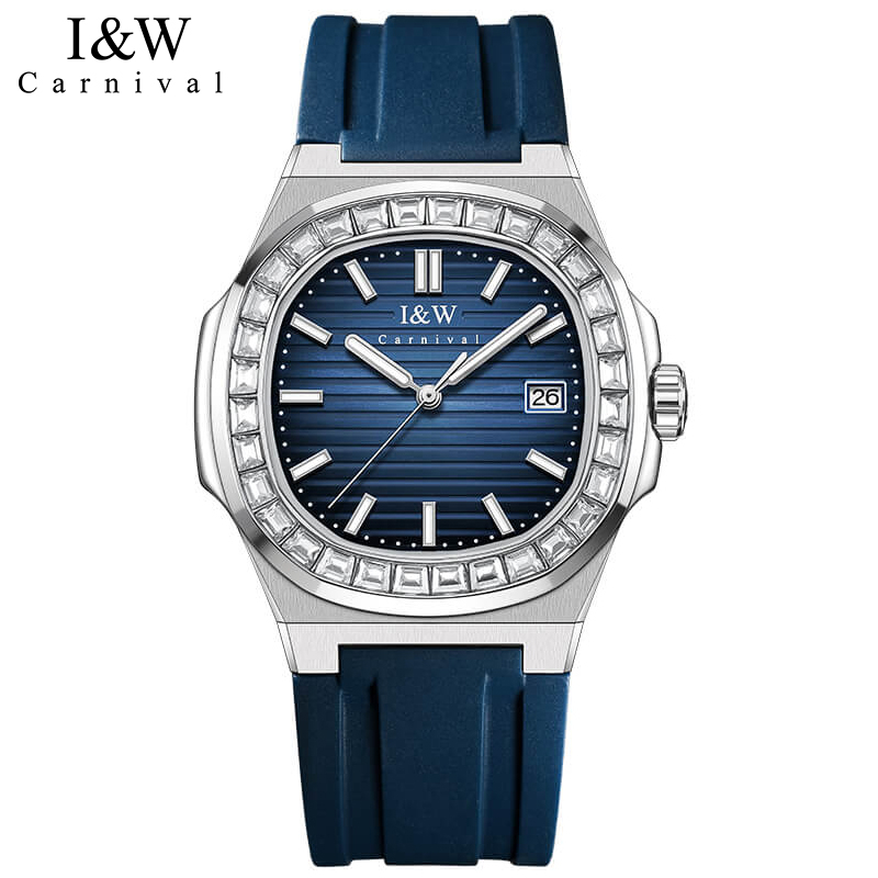 Review I&W Carnival IW721 Dây Cao Su: Máy Cơ Seiko Đeo Cả Ngày?