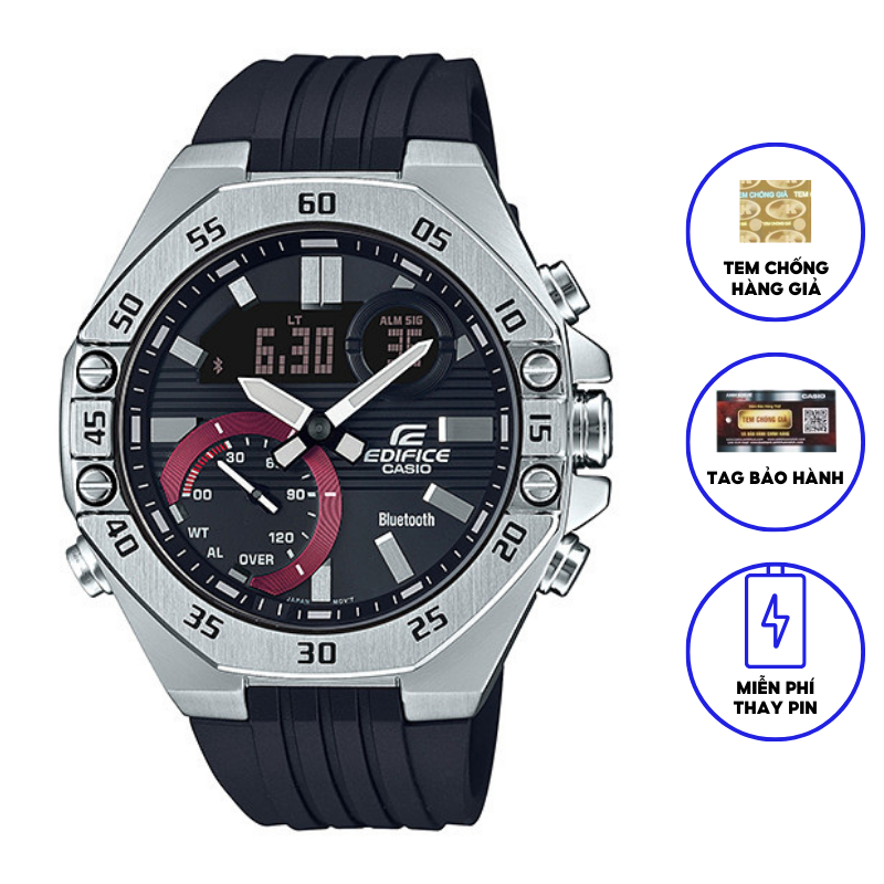 Casio Edifice ECB-10P-1ADF: Review đồng hồ Bluetooth kết nối điện thoại