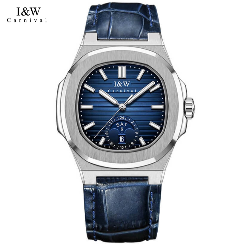 Review Đồng Hồ I&W Carnival IW735 Dây Da: Sapphire Đáng Tiền?