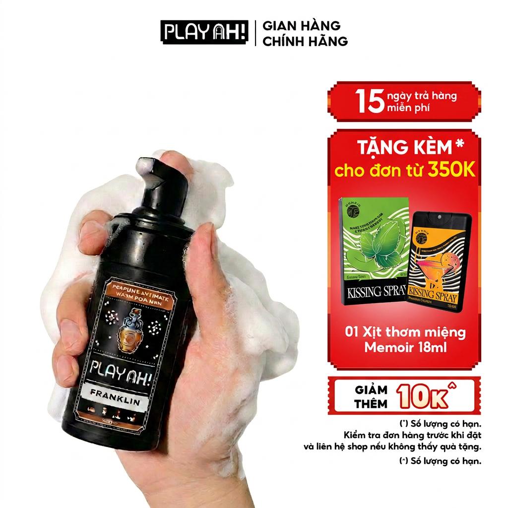 SVIP Bọt Dung Dịch Vệ Sinh Nam PlayAh! Dark Indulgence