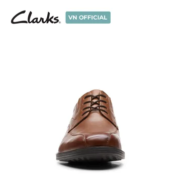 Giày oxford buộc dây Clarks Whiddon Pace (ảnh 3, nhiều góc chụp)