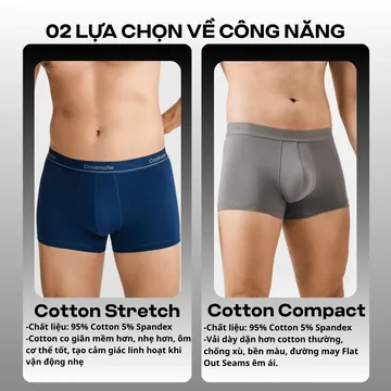 Combo 5 quần lót nam Coolmate Trunk Cotton (ảnh 2, nhiều góc chụp)