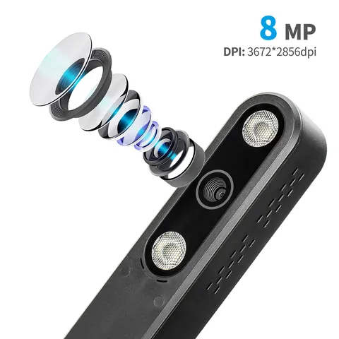 Ảnh gian hàng: cụm camera và đèn của máy quét sách