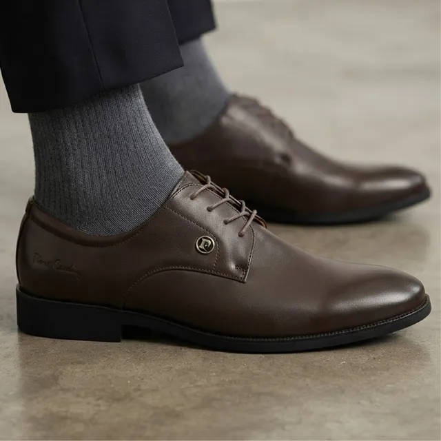 Giày derby buộc dây Pierre Cardin 766 da bò bán trên Lazada