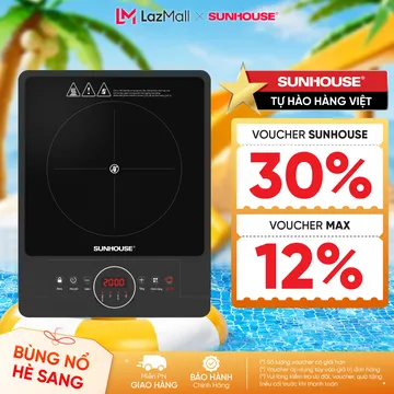 Bếp hồng ngoại đơn Sunhouse SHD6011 (ảnh 2, nhiều góc chụp)
