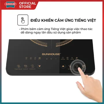 Bếp từ đơn Sunhouse SHD6803 (ảnh 5, nhiều góc chụp)