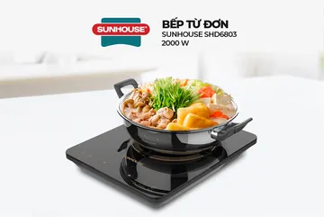 Bếp từ đơn Sunhouse SHD6803 (ảnh 6, nhiều góc chụp)