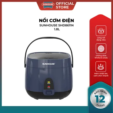 Nồi cơm điện Sunhouse SHD8611 (ảnh 3, nhiều góc chụp)