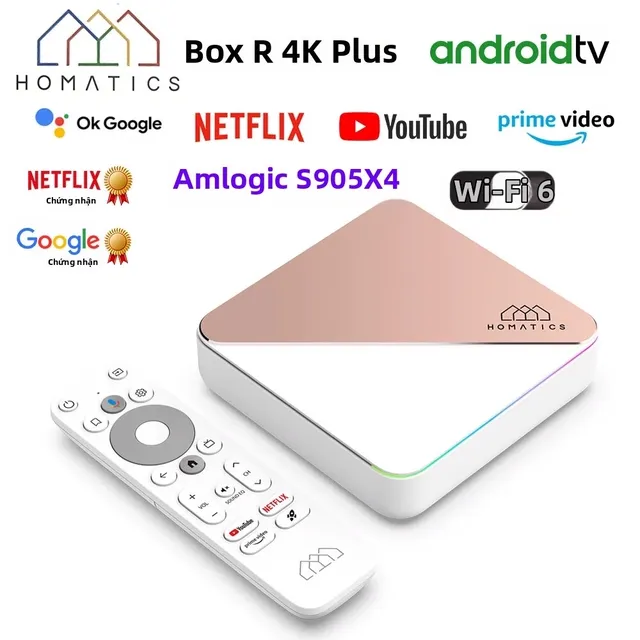 TV box Android HOMATICS 4K Plus bán trên Lazada