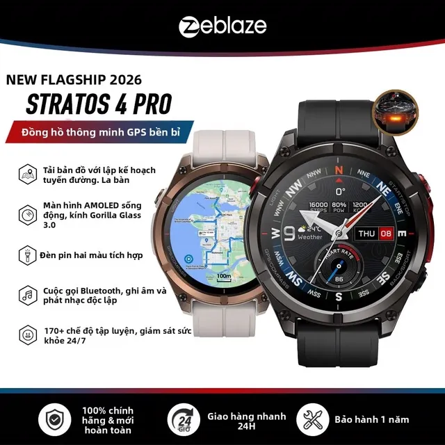 Đồng hồ thông minh Zeblaze Stratos 4 Pro GPS bán trên Lazada